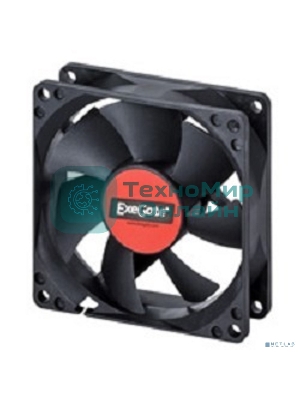 Вентилятор для корпуса ExeGate E09225H4P-PWM черный, 92 мм, 2000 об/мин, 26 дБ, 4 pin