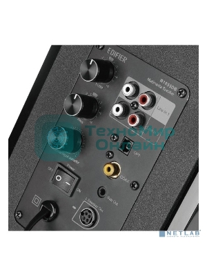 Колонки Edifier R1855DB Black Активные, 70W RMS, 60-20000Гц, дерево, пульт ДУ, Bluetooth 5.0,выход на сабвуфер,Opt/Coaxial,2 RCA