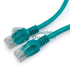 Патч-корд UTP Cablexpert cat.5e, 5м, литой, многожильный, зеленый