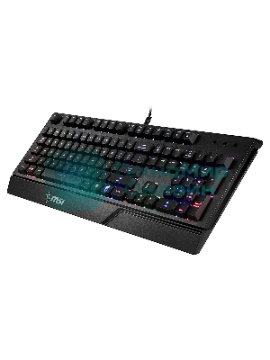 Клавиатура проводная MSI VIGOR GK20 RU черный USB Multimedia for gamer LED (подставка для запястий)
