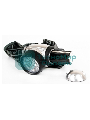 Фонарь ULTRAFLASH LED5353налобн металлик 19led 4 реж 3xr03 пласт коробка