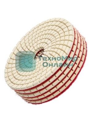 Алмазный гибкий шлифовальный круг Matrix, 100 мм, P 400, мокрое шлифование, 5 шт.