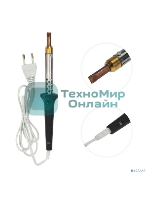 Паяльник Rexant, керам.нагреватель, 65 Вт, 230 В, ЭПСН