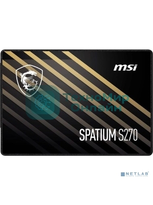 Накопитель SSD MSI SPATIUM S270, 240Gb, 2.5