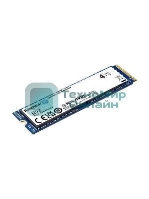 Накопитель SSD Kingston NV3, 4000Gb, M.2 2280, PCIe 4.0 x4, NVMe, R/W 6000/5000