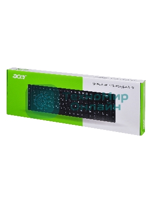 Клавиатура проводная Acer OKW010 ZL.KBDEE.002, USB, черный