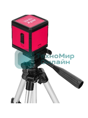 Лазерный уровень MTX XQB RED Pro SET, 10 м, красный луч, батарейки, штатив