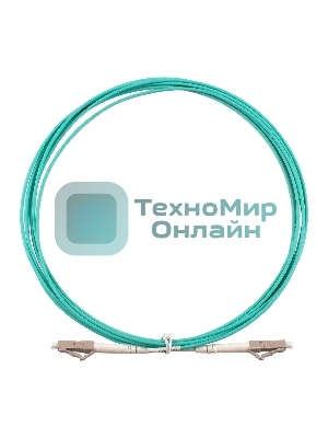 Патч-корд волоконно-оптический ExeGate FC-S-503-LC-LC-3M-LSZH (Шнур ВО MM 50/125 (OM3), LC/UPC-LC/UPC, Simplex, LSZH, 3м)