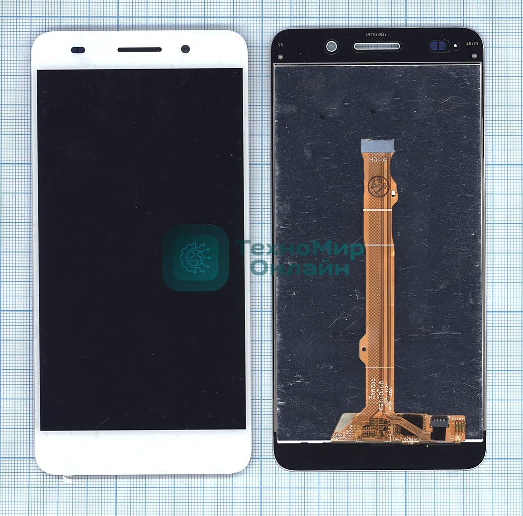 Дисплей для Huawei Honor 5A (D2LYO-L21) белый