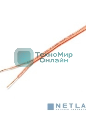 Акустический кабель Cablexpert CC-TC2x0,75-10M, прозрачный, 10 м, бухта