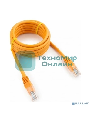 Патч-корд UTP Cablexpert cat.5e, 2м, литой, многожильный, оранжевый