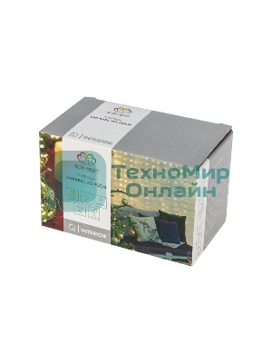 Гирлянда Neon-night Светодиодный дождь из росы 6х3 м, теплый белый, USB + пульт управления