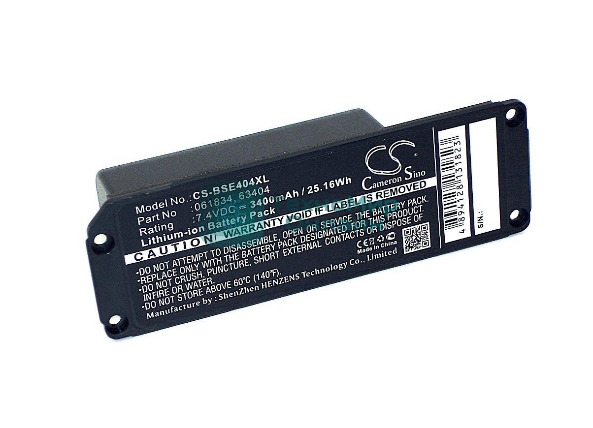 Аккумуляторная батарея CameronSino CS-BSE404XL для BOSE Soundlink Mini 7.4V 3400mAh 25.16Wh