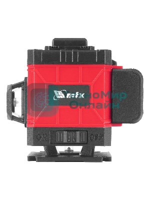 Лазерный уровень м-призм. MTX ML 360-3 Pro SET, 30 м, акк. Li 3000 мА·ч, состоит из 2 частей