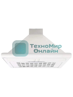 Вытяжка каминная Elikor Сатурн 50П-180-В1Л белый, 49 см, 180 куб. м/ч, 48 дБ