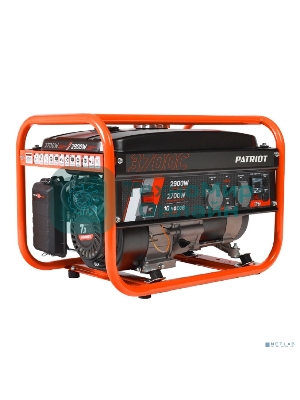 Электрогенератор бензиновый Patriot GRS 3700C, 2.9 кВт, 70 дБ, 40 кг