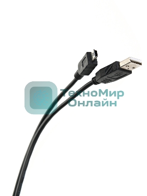 Кабель USB 2.0 A-->mini-B 5P (1.8 м) черный, Telecom TC6911BK-1.8M