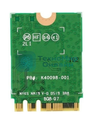 Плата сетевого контроллера Intel Wi-Fi 6 AX200, 2230, 2x2 AX+BT, No vPro, 985927