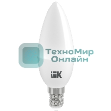 Лампа светодиодная LED 9Вт 230В 4000К E14 свеча LLE-C35-9-230-40-E14 IEK