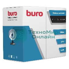 Кабель сетевой Buro BU-CCA-052-CAT6 UTP 4 пары cat6 solid 0.52мм 305м серый