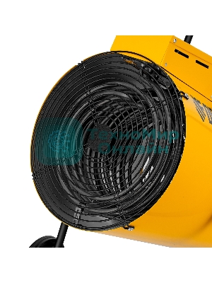 Тепловая пушка Denzel SFH-15000, 400 В, желтый, 120/9000/15000 Вт, 150 м2, термостат