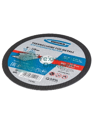 Круг отрезной по металлу Gross 230 х 1,8 х 22,2 мм, WA36TBF