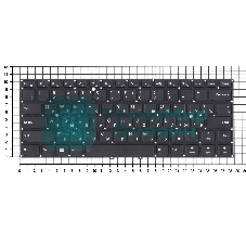 Клавиатура для ноутбука Lenovo 920-13IKB черная с подсветкой