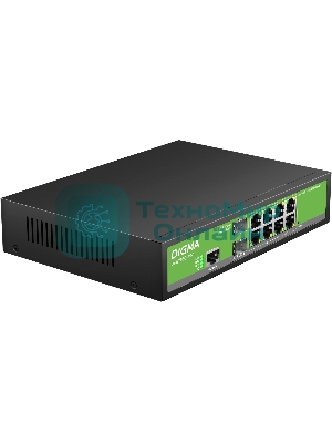 Коммутатор Digma DSW708G-2S-T (L2+) 8x1 Гбит/с 2SFP управляемый