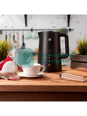 Чайник электрический Halsa HLS-K-103 WiFi умный пластиковый, черный