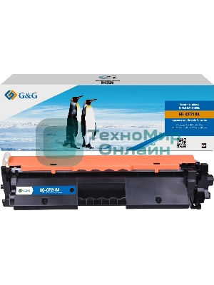 Картридж лазерный G&G GG-CF218A CF218A черный (1400 стр.) для HP LJ Pro M104a/M104W/MFP M132snw/M132fp/M132fw/M132nw