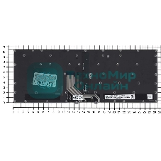 Клавиатура для ноутбука Lenovo 920-13IKB черная с подсветкой