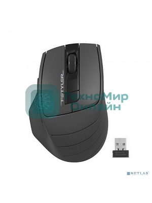 Мышь беспроводная A4Tech Fstyler FG30S серый, 2000 dpi, радиоканал, USB, кнопки - 6