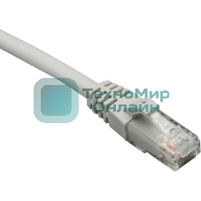 Патч-корд Suprlan 10-0170 UTP RJ-45 вил.-вилка RJ-45 Cat.6 5м серый LSZH