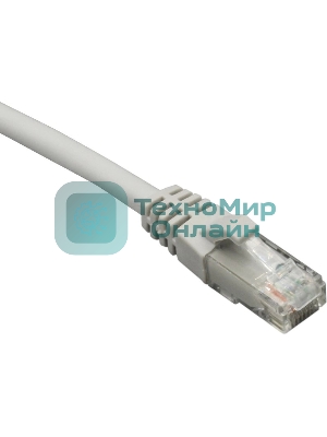 Патч-корд Suprlan 10-0170 UTP RJ-45 вил.-вилка RJ-45 Cat.6 5м серый LSZH