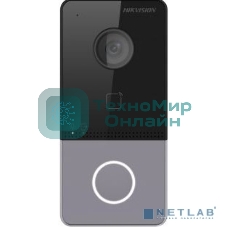 Вызывная IP панель Hikvision DS-KV6103-PE1 (C) 2Мп на одного абонента с ИК-подсветкой PoE. 2 Мп HD-камера. Подавление шумов и эффекта эхо. Работает при низком освещении. Функции контроля доступа