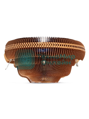 Кулер для процессора ExeGate Wizard EE91-Cu.BLUE бронзовый, 90 мм, алюминий/медь, 2200 об/мин, 22 дБ, 3 pin, 80 Вт, 45 мм