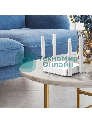 Роутер беспроводной Mercusys AC10 AC1200 10/100BASE-TX белый