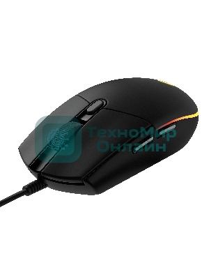 Мышь проводная Logitech G102 LIGHTSYNC черный, 8000 dpi, USB, кнопки - 6