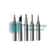 Паяльник Rexant, подставка, набор из 5 жал, цифровой, керамический нагреватель, 200-500 °C, 220 В/65 Вт