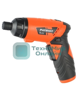 Отвертка аккумуляторная PATRIOT PS 136Li Li-Ion, 3.6 В/1,5 Ач, Реверс, 200 об/мин, 3,5 Нм, патрон: НЕХ 1/4