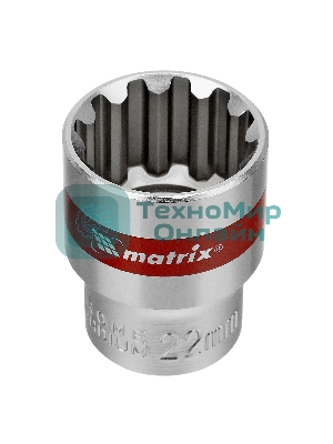 Набор универсальных торцевых головок Matrix 1/2