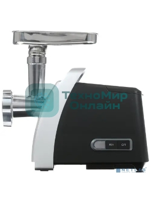 Мясорубка электрическая Bosch MFW68680 черный, 2200 Вт, 4.3 кг/мин, реверс, защита от перегрузки, насадки - 5