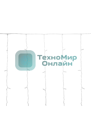 Гирлянда Neon-night Светодиодный Дождь 3х2 м, свечение с динамикой, прозрачный провод, 230 В, розовый