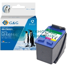 Картридж струйный G&G GG-C9352A многоцветный (11,4 мл) для HP DJ 3920/3940/D1360/D1460/D1470/D1560/D2330/D2360/D2430/D2460/F370/F375/F380/F2180/F2187/F2224/F2280/F2290/F4140/F4172/F4180/F4190