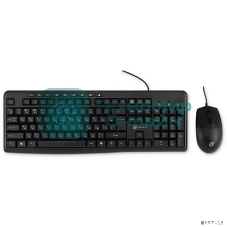 Комплект клавиатура+мышь Oklick S650 проводной, USB, 2000 DPI, чёрный