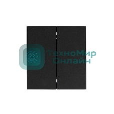 Выключатель Kranz STRONG 2 кл 10А с/у антрацит