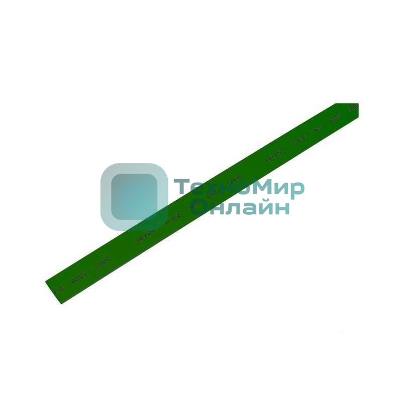 Трубка термоусадочная Rexant 10.0/5.0 1 м зел.