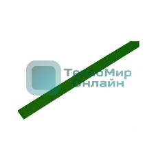 Трубка термоусадочная Rexant 10.0/5.0 1 м зел.
