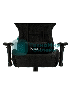 Кресло Бюрократ VIKING KNIGHT LT20 FABRIC черный, ткань, 120 кг, механизм качания