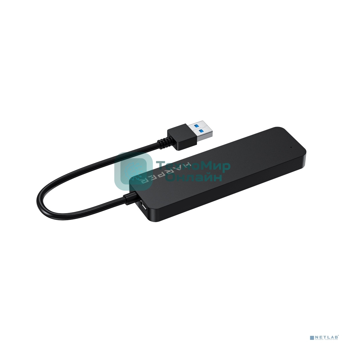 USB-концентратор Harper HUB-04P Black